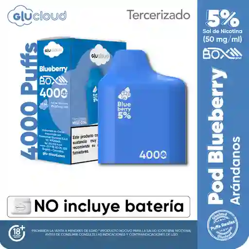 Glucloud Pod Blueberry Ice / 4000 Puff