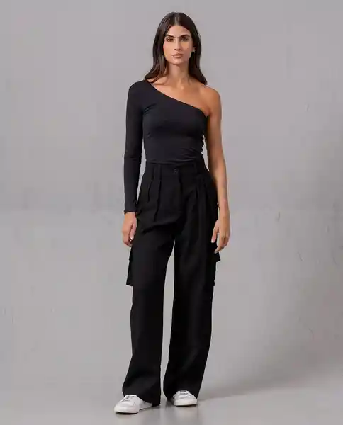 Pantalón Cargo Mujer Negro Sombrio Ultraoscuro T 12 68853 Rifle