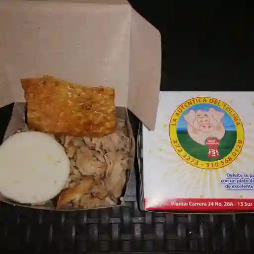 Plato de Lechona Pequeño