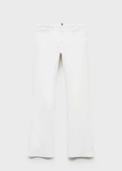 Jean Fiona Blanco Talla 32 Mujer Mango