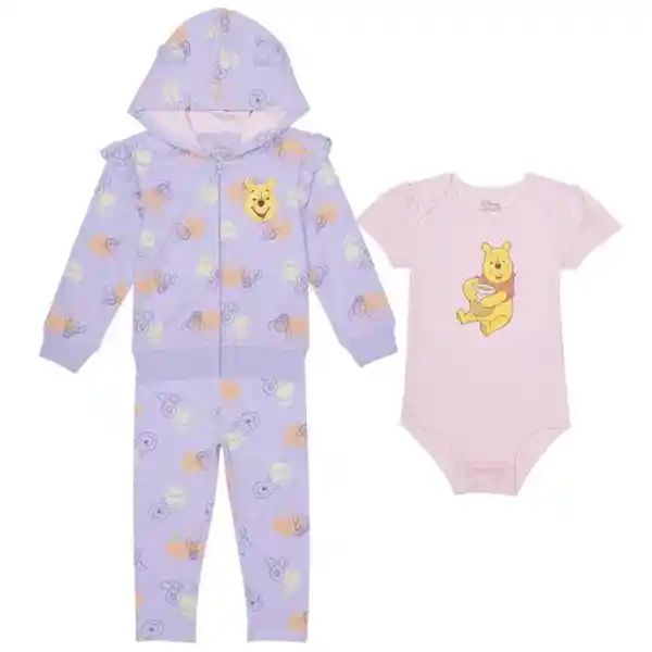 Disney Conjunto Para Bebé Niña 3 Piezas