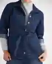 Chaqueta Azul Rivera Medio Talla XS 629F016 Esprit