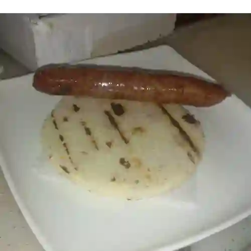 Arepa con Chorizo