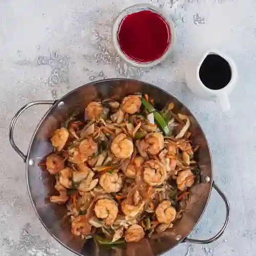 Chop Suey con Mariscos para 2