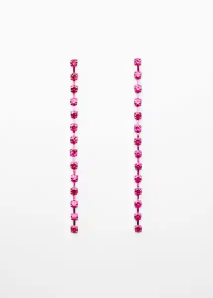 Pendientes Nanet Rosa Talla 99 Mujer Mango