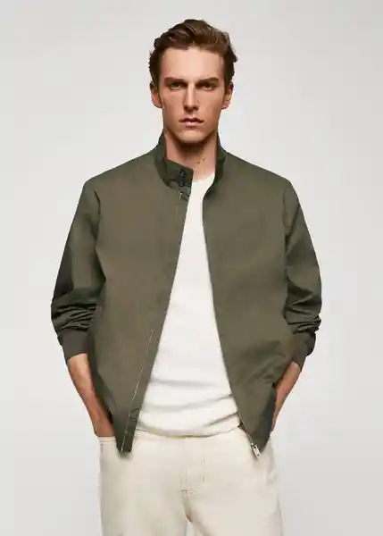 Chaqueta Jon Khaki Talla S Hombre Mango