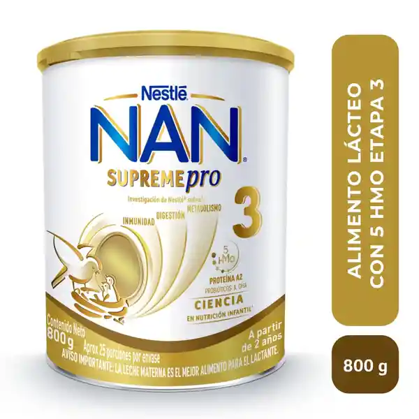 Nan Alimento Lácteo Supreme Etapa 3 