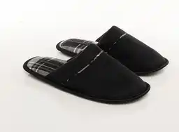 Pantuflas Hombre Negro Talla 41 Bronzini