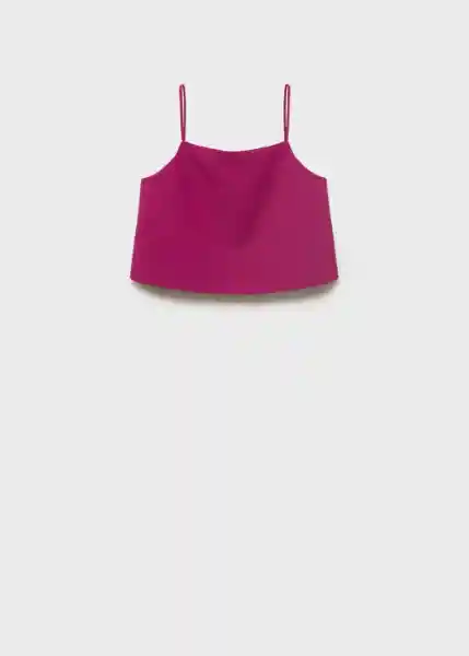 Top Lilo Fucsia Talla S Mujer Mango