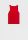 Top Suenyo Rojo Talla M Mujer Mango
