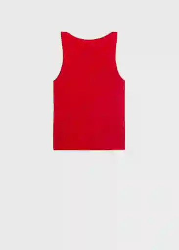Top Suenyo Rojo Talla M Mujer Mango