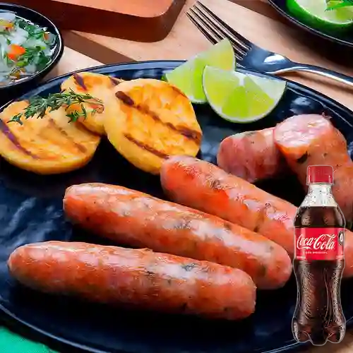 Combo Chorizos 250 gr + Coca Cola Original 400 ml