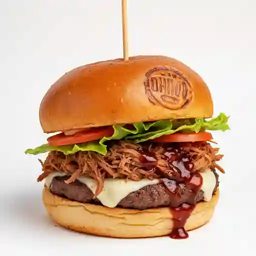 Hamburguesa pulled pork