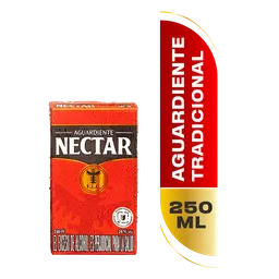 Aguardiente Nectar Rojo Tradicional 250 ml