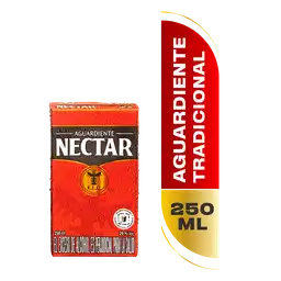 Aguardiente Nectar Rojo Tradicional 250 ml