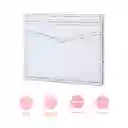 Tarjetero Shiny Plata Miniso