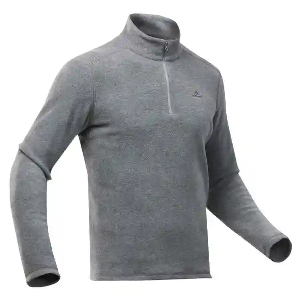 Quechua Saco Polar de Senderismo Para Hombre Gris Talla XXL