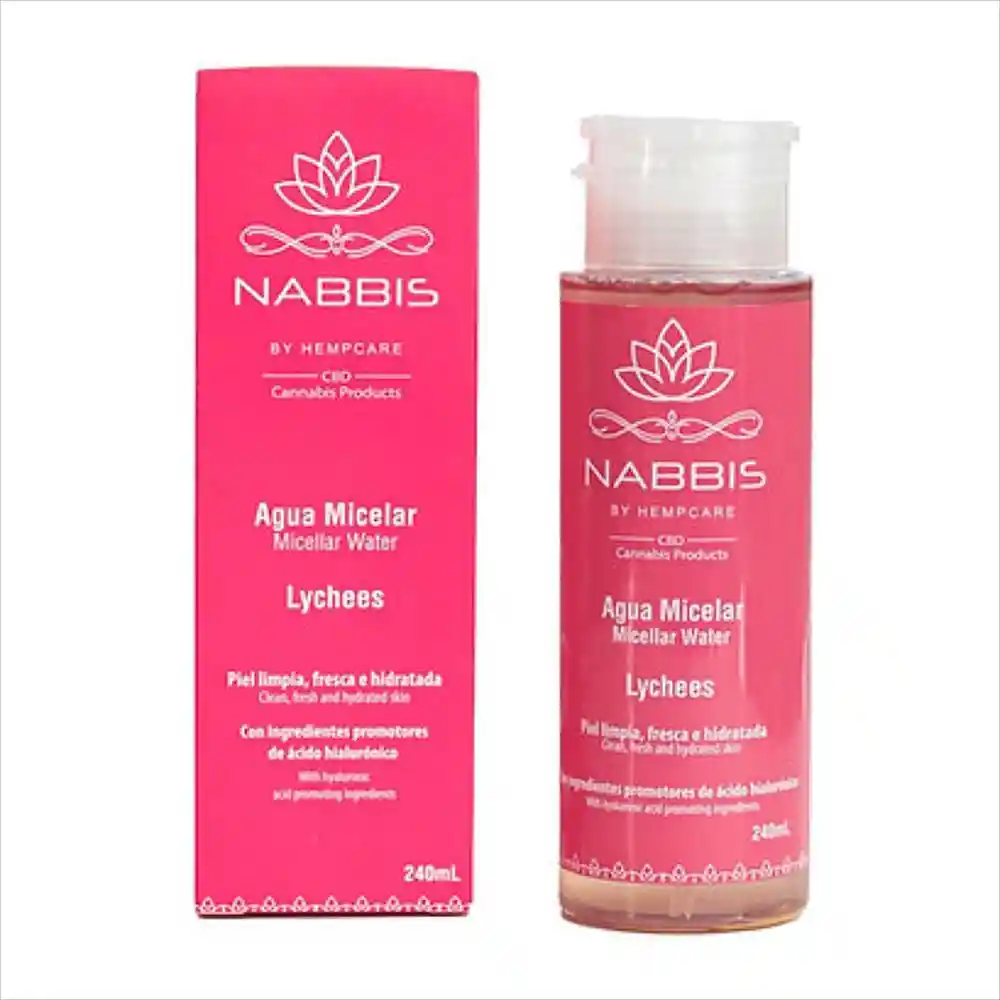 Nabbis Agua Micelar Con Cbd Lychees