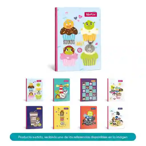 Keepermate Cuaderno Koukou Cuadriculado Cosido 50 Hojas