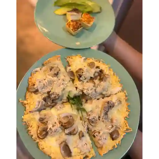 Pollo champiñones