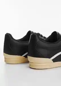 Zapatillas Deportiva Meyer Negro Talla 38 Mujer Mango