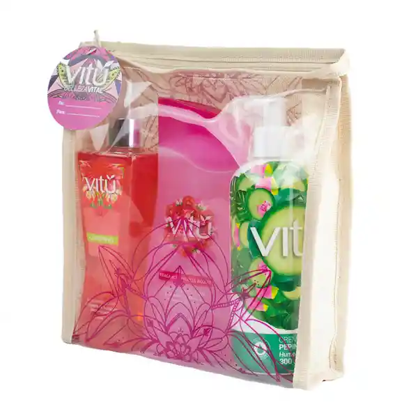 Vitú Kit Splash Charm + Crema Corporal 300 mL + Jabón Liquido