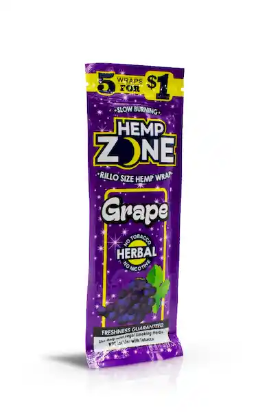 Blunt Hemp Zone Envoltura de Cigarro Grape