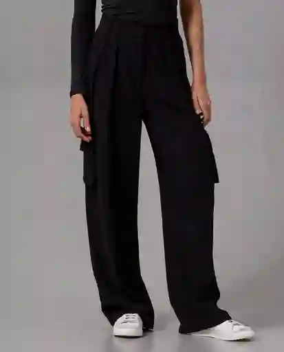 Pantalón Cargo Mujer Negro Sombrio Ultraoscuro T 16 68839 Rifle