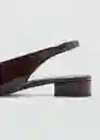 Zapatos Game Burdeos Talla 38 Mujer Mango