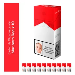 Marlboro Red X10 Cigarrillos Cartón