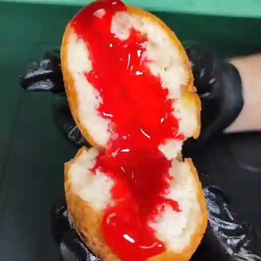 Buñuelo de fresa mediano