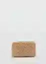 Bolso M Espiga Beige Talla 99 Mujer Mango