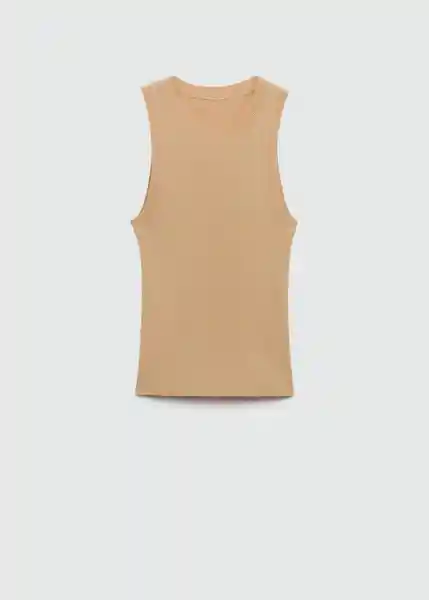 Top Karl Camel Talla S Mujer Mango