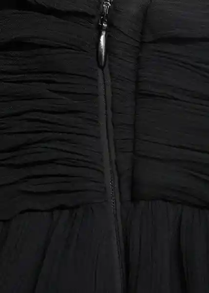Vestido Selene Negro Talla S Mujer Mango