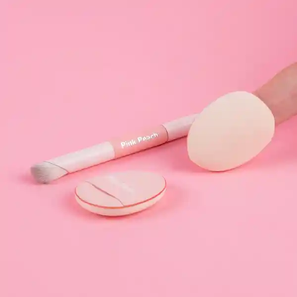 Brocha Para Corrector y Almohadilla 3 Uds Miniso