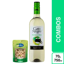 Combo Del Alba Pistacho+Gato Negro Vino Blanco Sauvignon