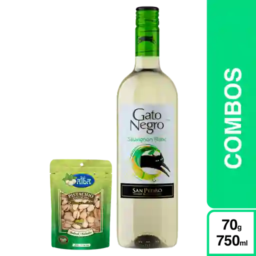 Combo Del Alba Pistacho+Gato Negro Vino Blanco Sauvignon