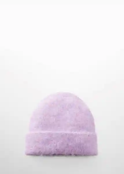 Gorro Mohi Lila Talla 99 Mujer Mango