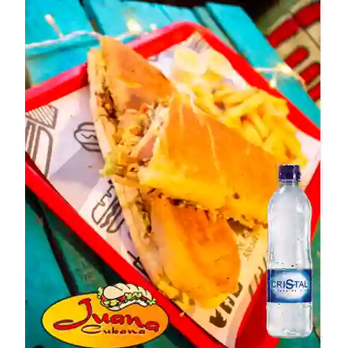 Combo Sándwich Juana Tradicional +Cristal S/gas 500ml