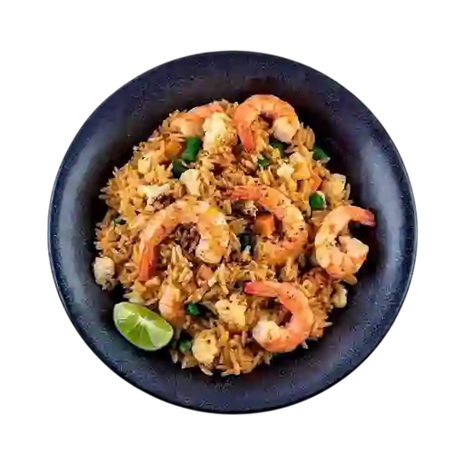 Arroz de Pollo y Camarones Dúo