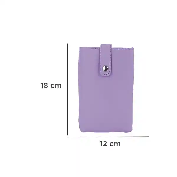 Bolso Mini Porta Celular Básico Lila Miniso