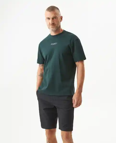 Camiseta Tech Verde Galloway Ultraoscuro XS Chevignon