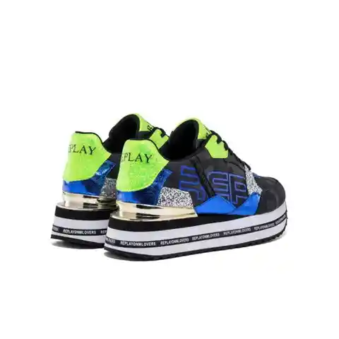 Replay Tenis Sneaker Color Negro Talla 40