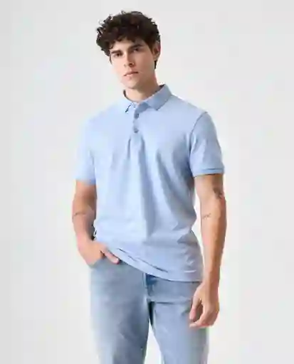 Camiseta Polo Hombre Azul Talla M 802G000_AZU144115 Americanino