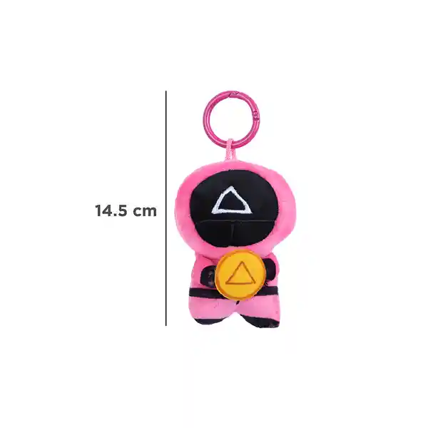 Llavero Guardia Rojo Juego Del Calamar Serie Miniso