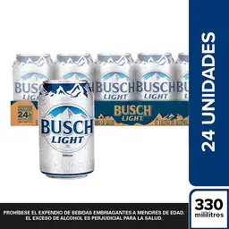 Busch Pack Cerveza Light 330 mL x 24 Und