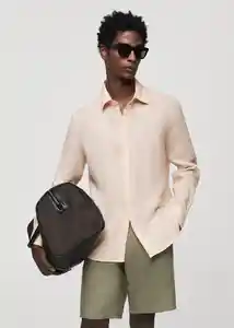 Camisa Parrot Salmon Talla XS Hombre Mango