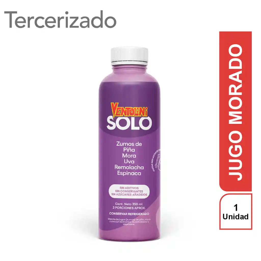 Ventolini Jugo Solo Morado