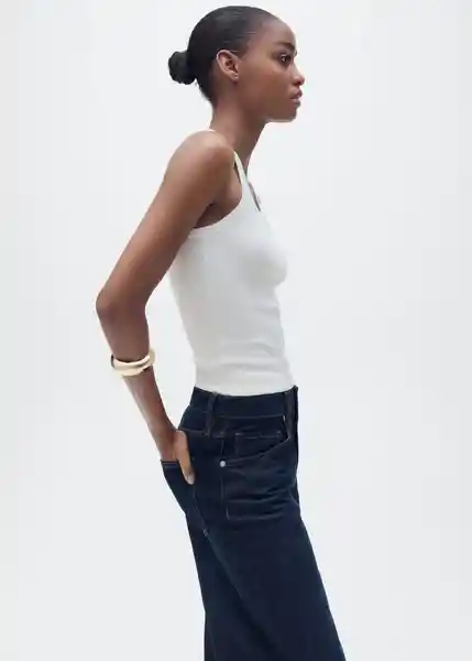 Top Ririn Crudo Talla XL Mujer Mango