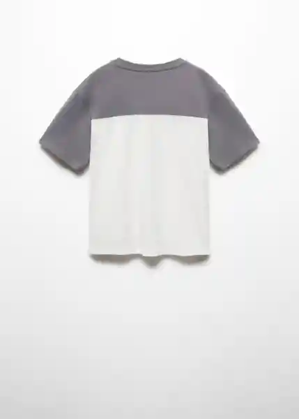 Camiseta Block Antracita Talla 06 Niño Mango